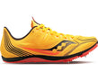 saucony Two Men's Endorphin 3 Track Spike - ViZi Gold/ViZi Red