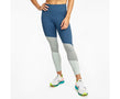 Saucony Women's Beyond The Run Crop Tight - Ensign Blue (SAW800332-EN)