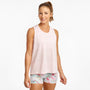 Saucony Women's Rerun Tank - Barely Pink (SAW800335-BP)