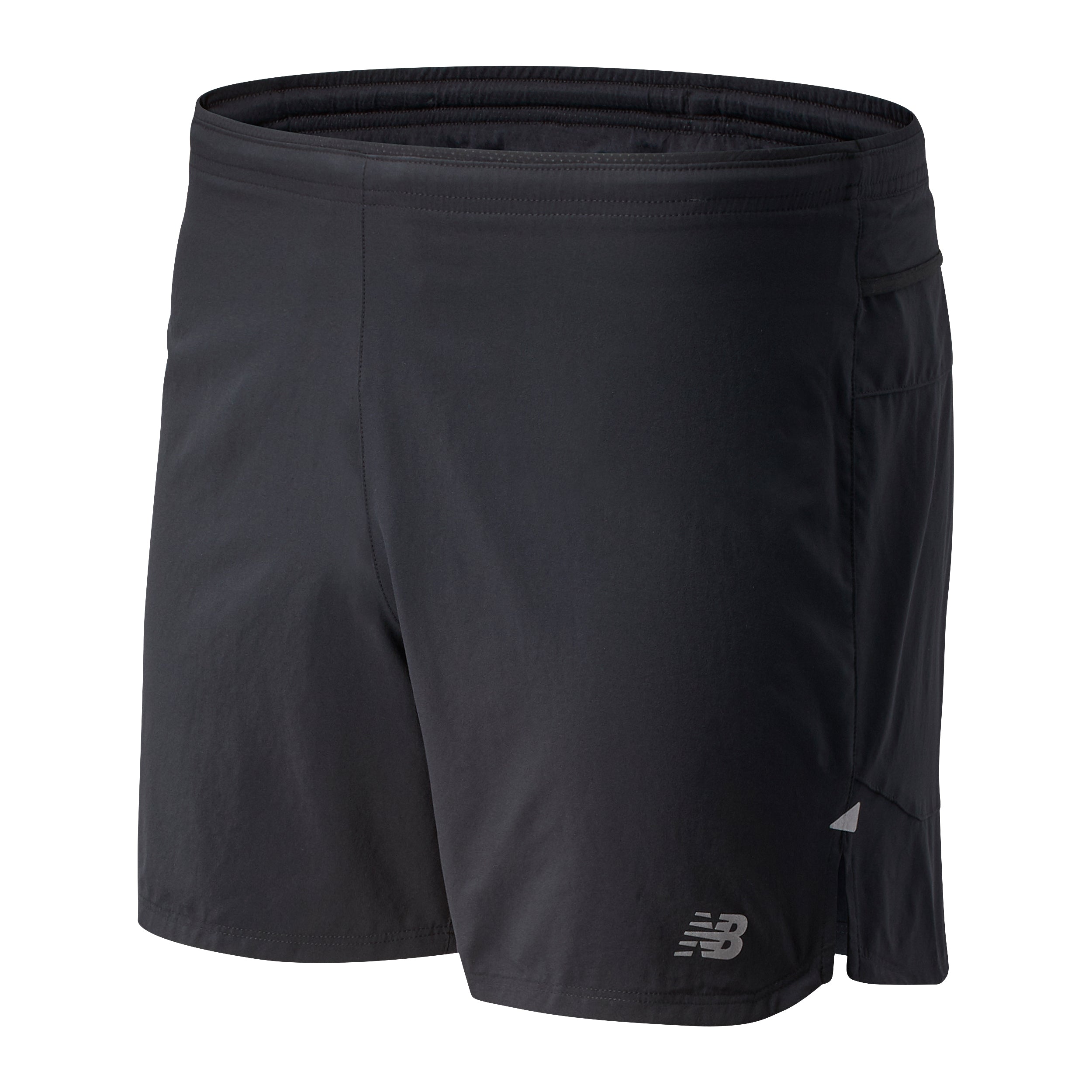 new balance mens 5 running shorts black