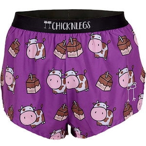 ChicknLegs Men's 2 Inch Choccy Cows Shorts front