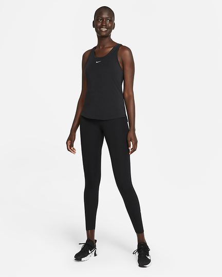 Womens Nike Dri Fit Small Full Length Leggings Yoga Running Black