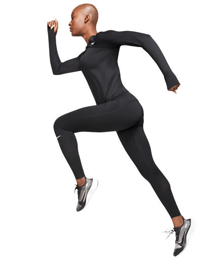 Nike Epic Luxe Mid-Rise Trail Running Leggings Women - black/black/white  DM7575-010