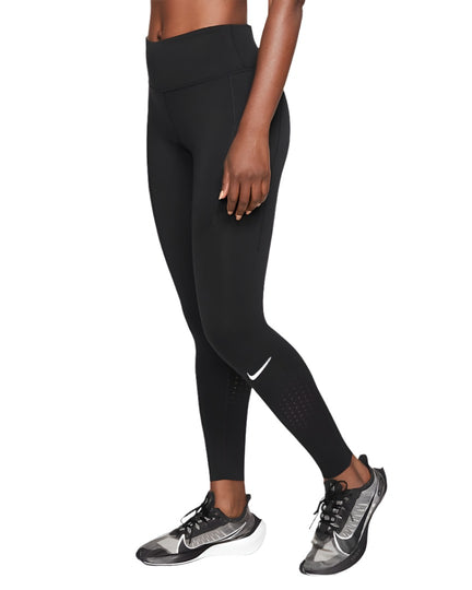 Nike Women's Epic Luxe Running Leggings with Pockets in Black