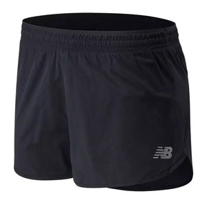 New Balance Women's Accelerate Short 2.5 inch - Black