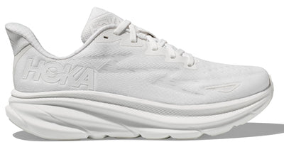 HOKA Women's Clifton 9 White lateral side