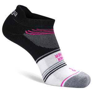 Balega Women's Grit and Grace Further Togethers Running Socks - Black/White/Pink