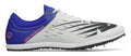 New Balance Men's LD5Kv6 Track Spike - White/Blue (MLD5KWB6 D) Lateral Side