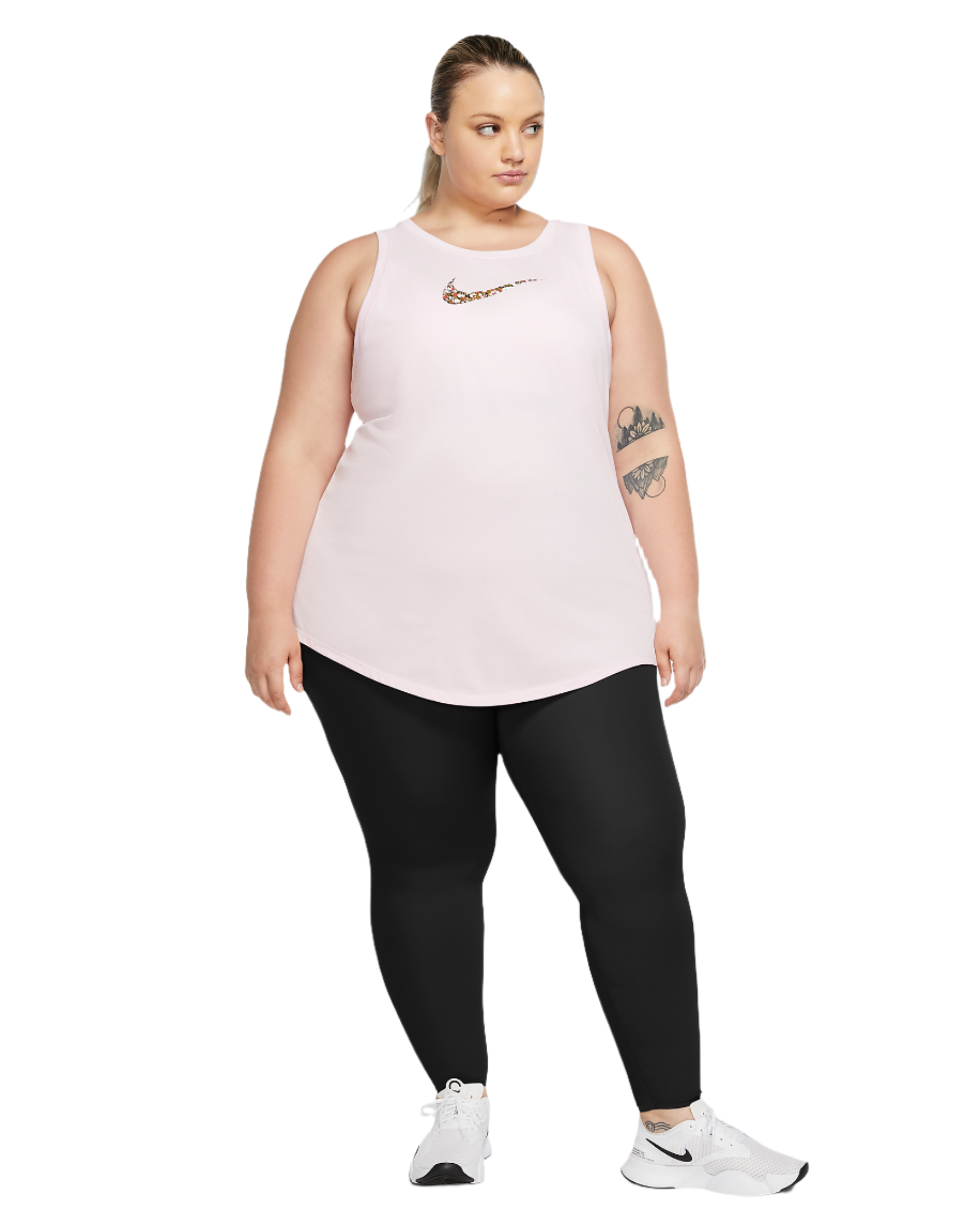 Nike Women's Tight Fit Mid Rise 7/8 Length Leggings Size Large