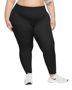 Women's nike Black One Luxe tight Plus Size - Black (CZ3290-010)
