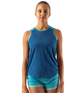 rabbit Women's Freedom Tank Top Nouvean Navy model front