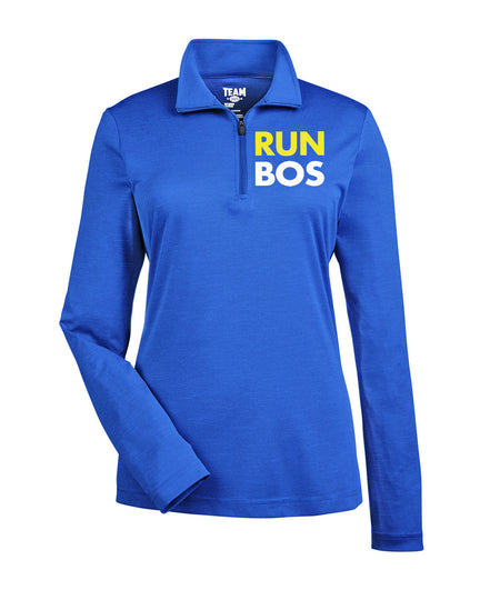 Team Tech Womens Long Sleeve Half Zip