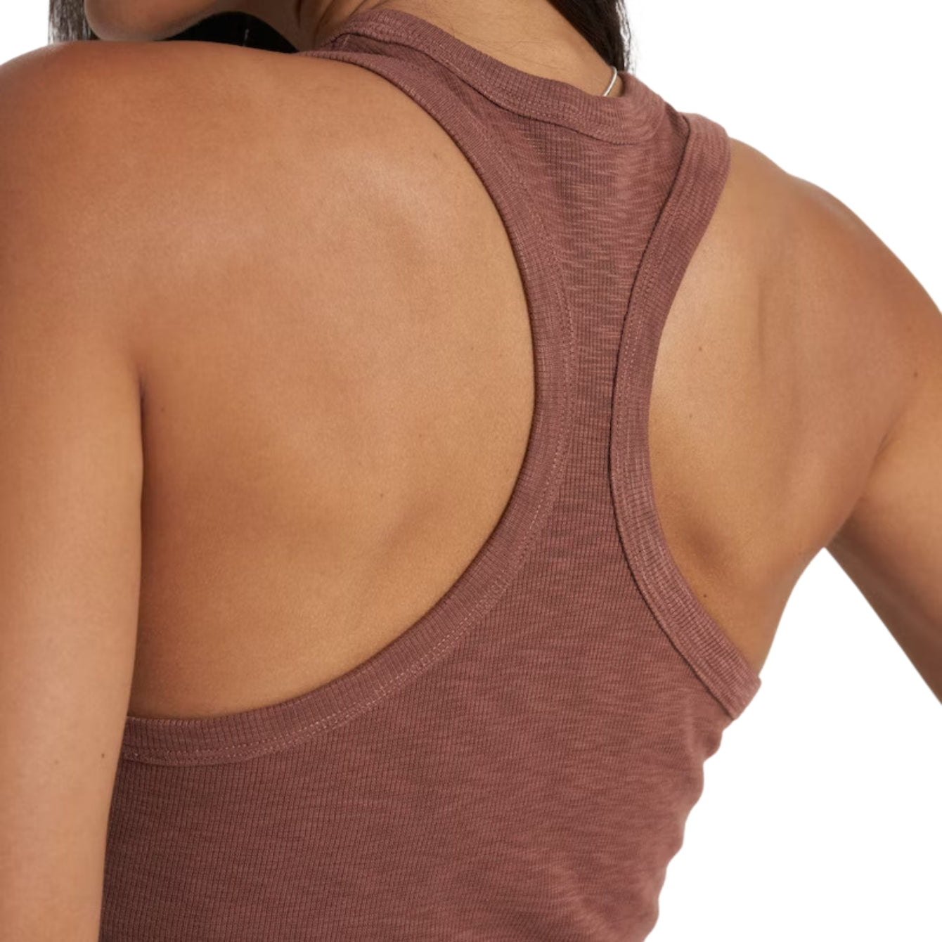 Sunrise High Neck Tank, White High Neck Tank Top