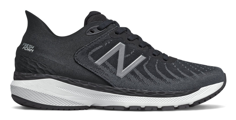 new balance running shoes black and white