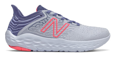 New Balance Women's Beacon V3 - Moondust/Magnetic Blue (WBECNBG3 B) Lateral Side