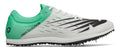 New Balance Women's LD5Kv6 Track Spike - White/Green (WLD5KWG6 B) Lateral Side