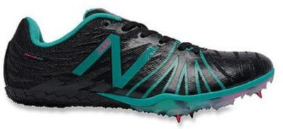 New Balance Women's 100 V1 Track Spike - Black/Teal (WSD100BB)