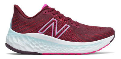 New Balance Women's Fresh Foam Vongo V5 - Garnet/Pink Glo (WVNGOGP5 B) Lateral Side