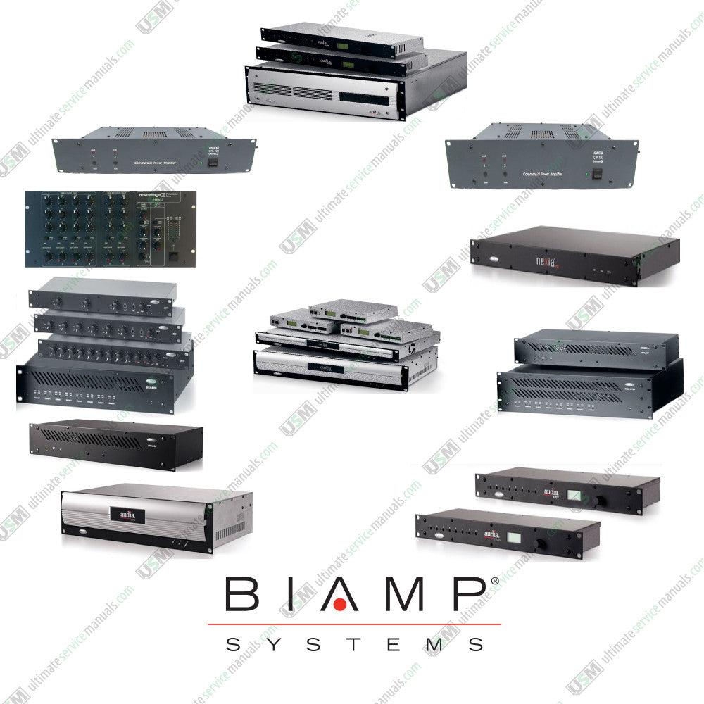 BIAMP Ultimate Owner manuals, Installation manuals, service