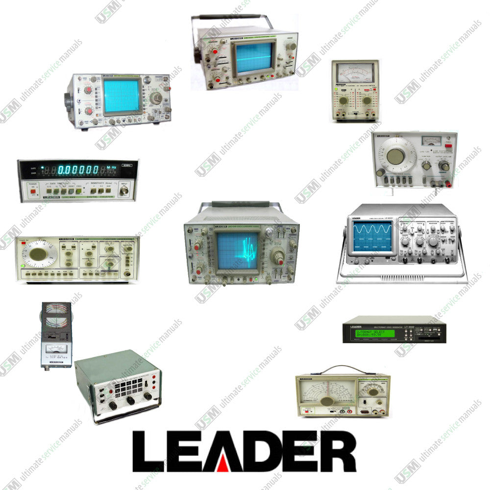 LEADER Ultimate repair, service, maintenance & owner manuals