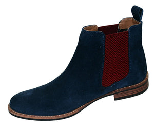 chelsea boots navy blue