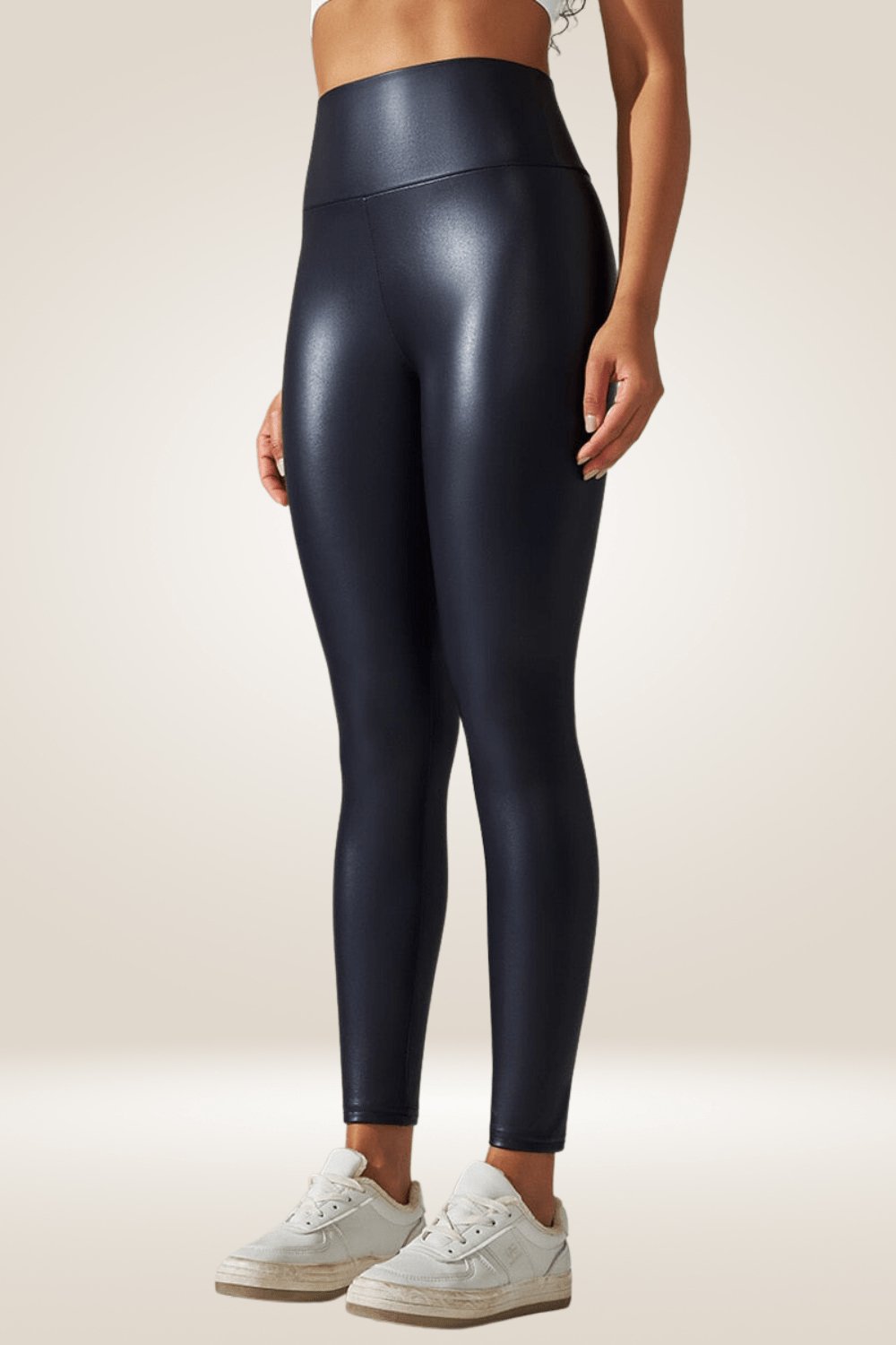 Glossy Faux Leather High Waisted Legging – KCoutureBoutique