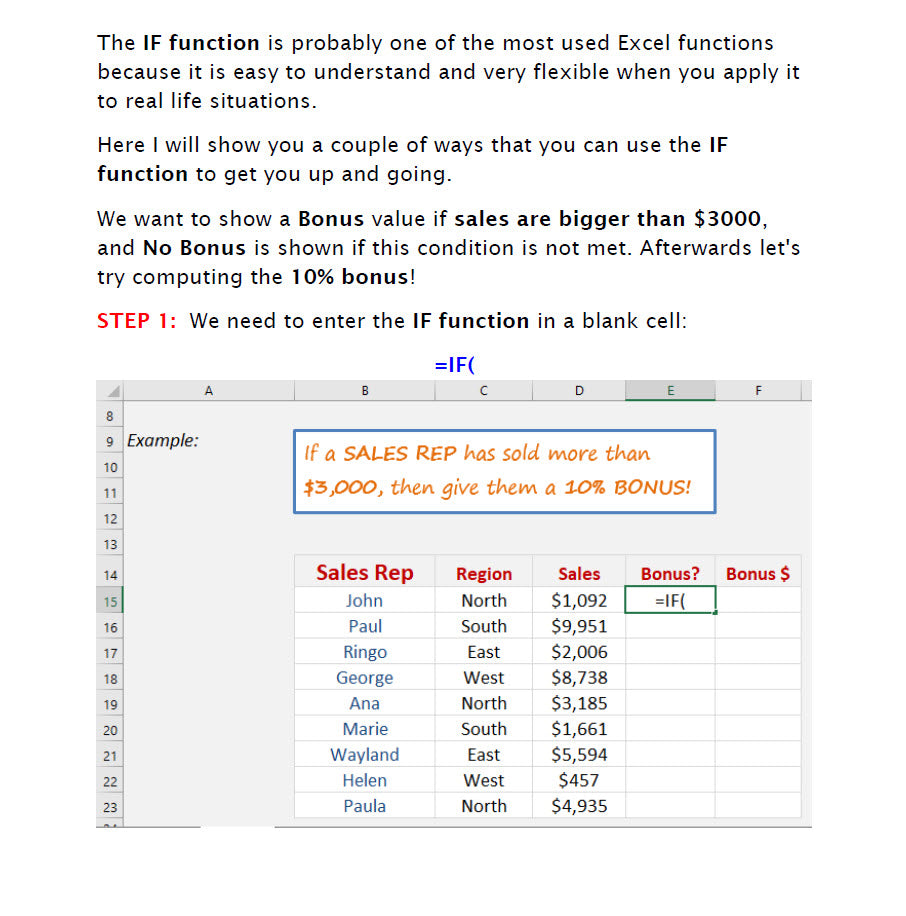 101 Most Popular Excel Formulas E Book Myexcelonline 6032