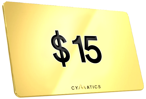 $15 Cymatics Gift Card