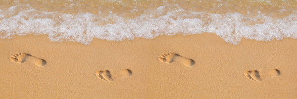 texture background footprints human feet on