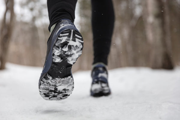 inverno exercício fitness estilo de vida atleta andando