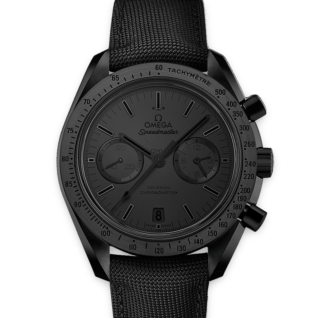 omega speedmaster moonwatch dark side of the moon black black