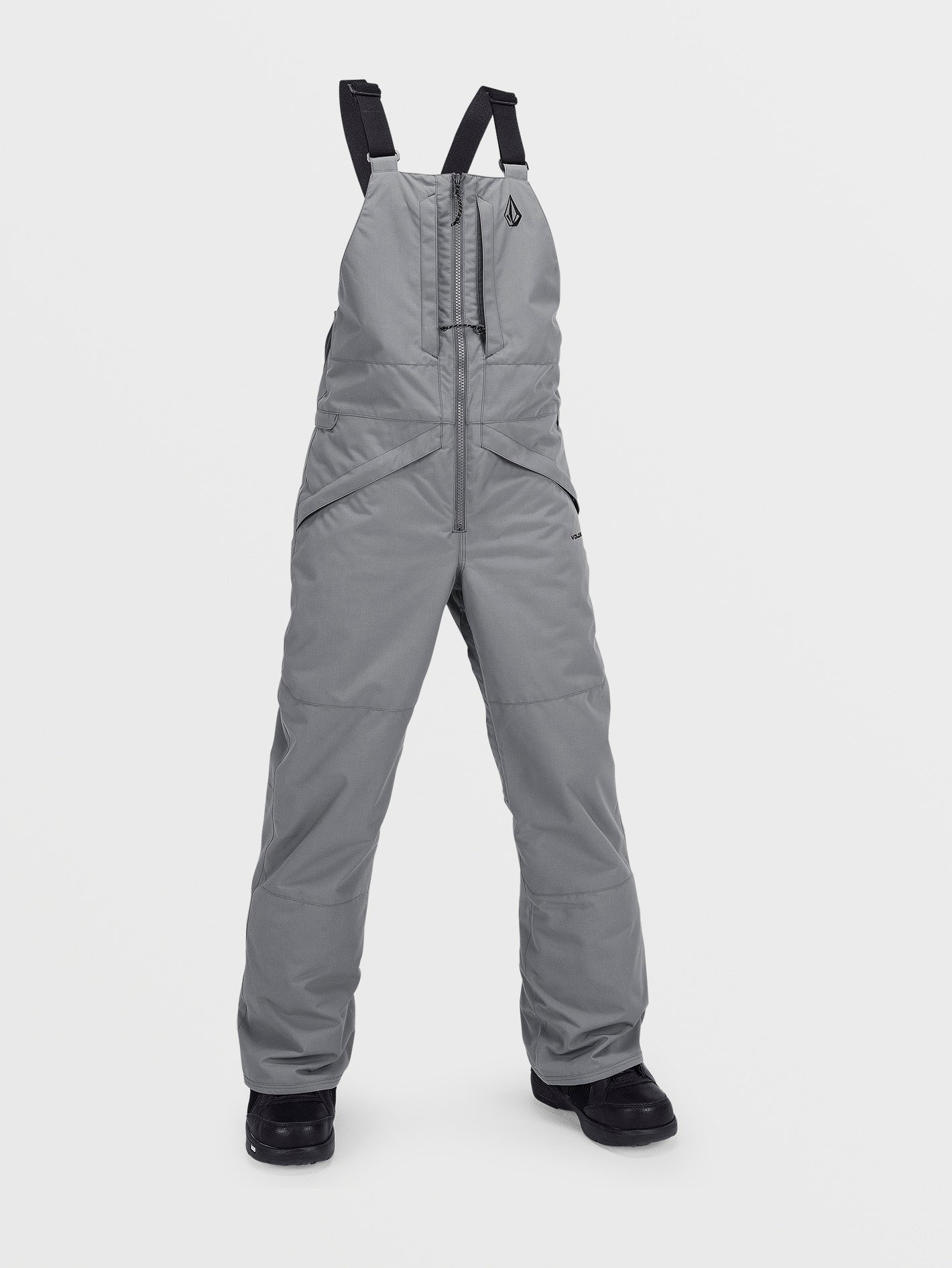 Image of Kids Barkley Insulated Bib Overalls - Storm Grey