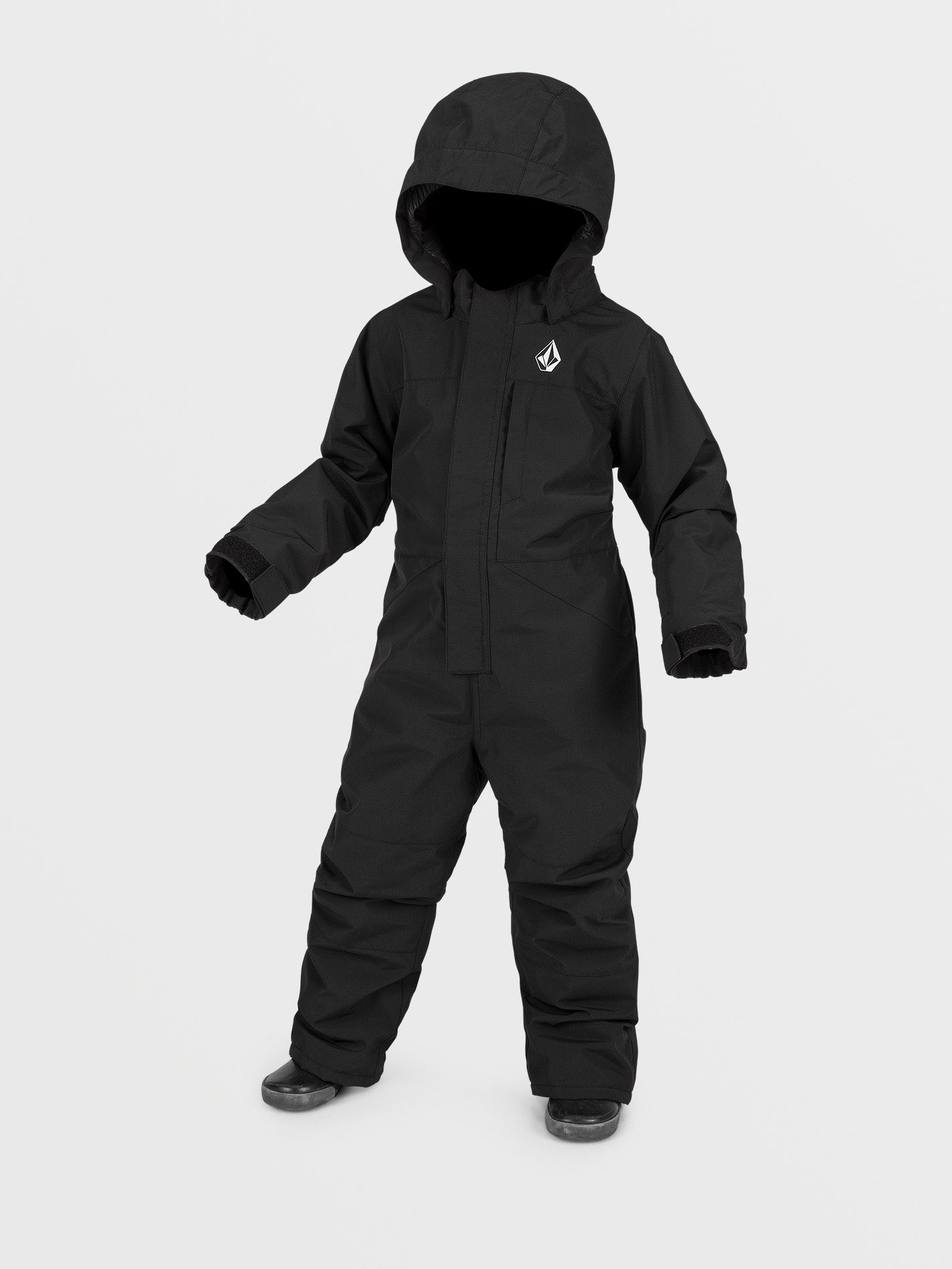 Image of Kids Volcom Toddler Onesie - Black