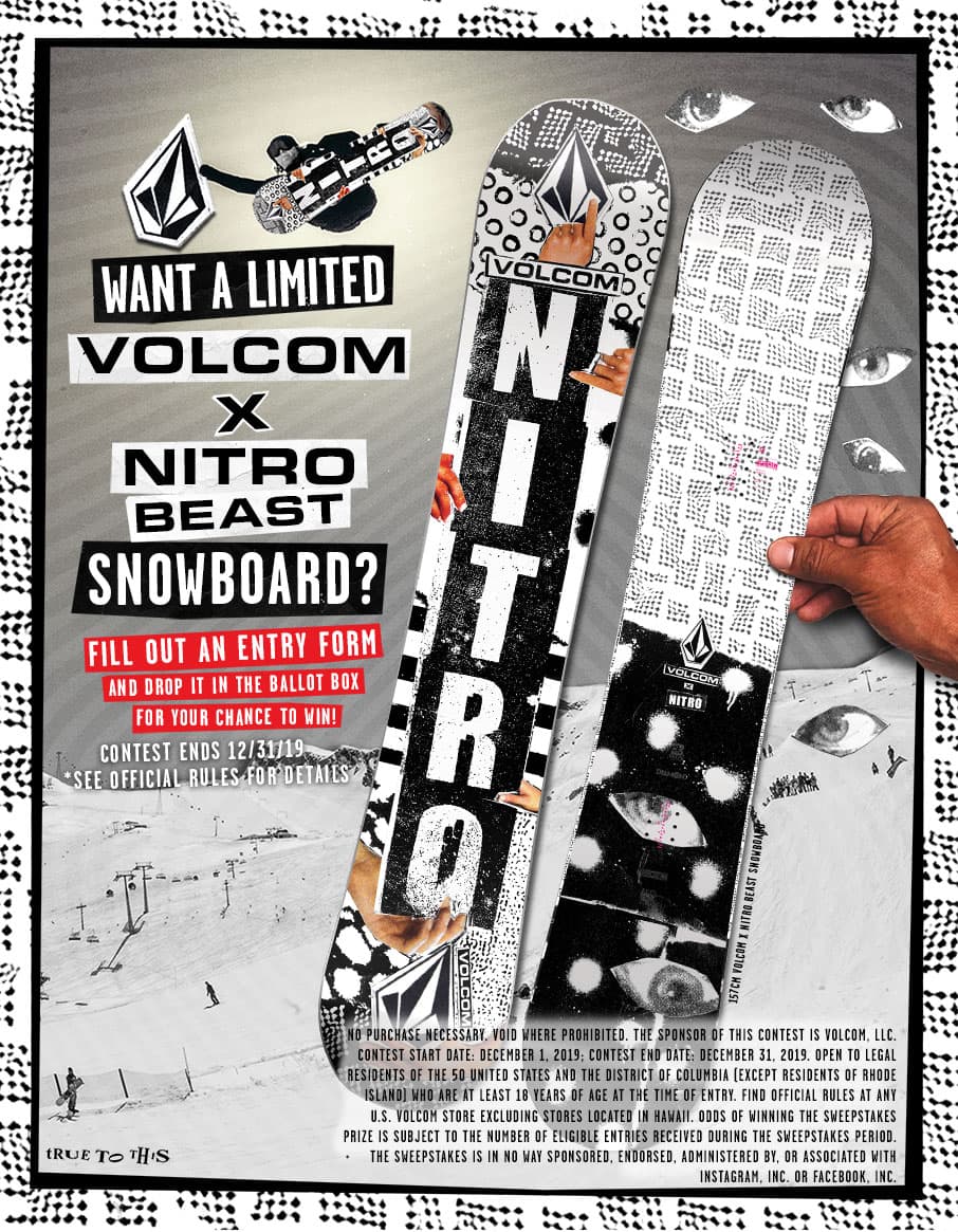 Nitro Snowboard Sweepstakes