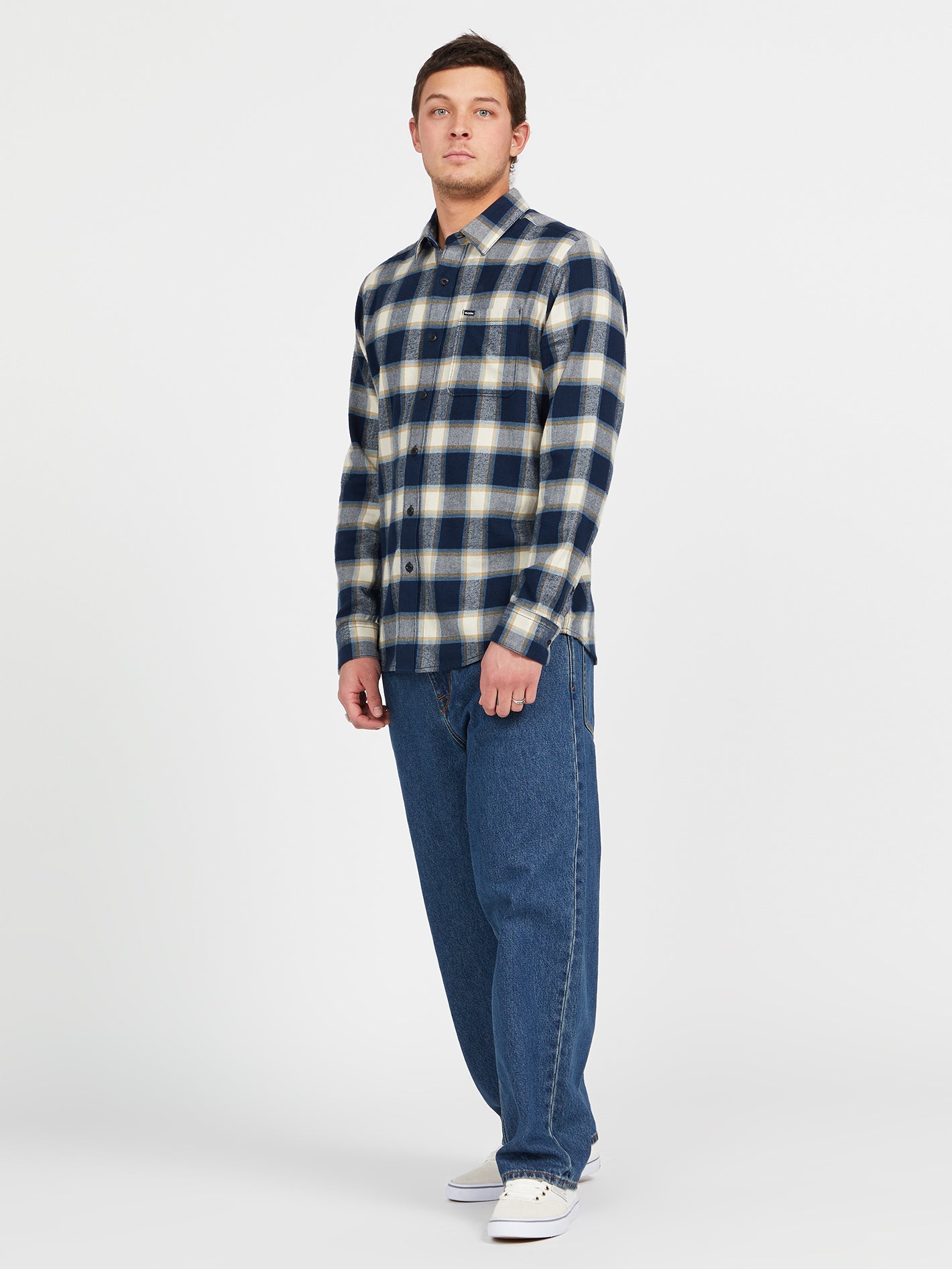 Magine Shadow Plaid L/S Shirtsカードコバーン - mirabellor.com