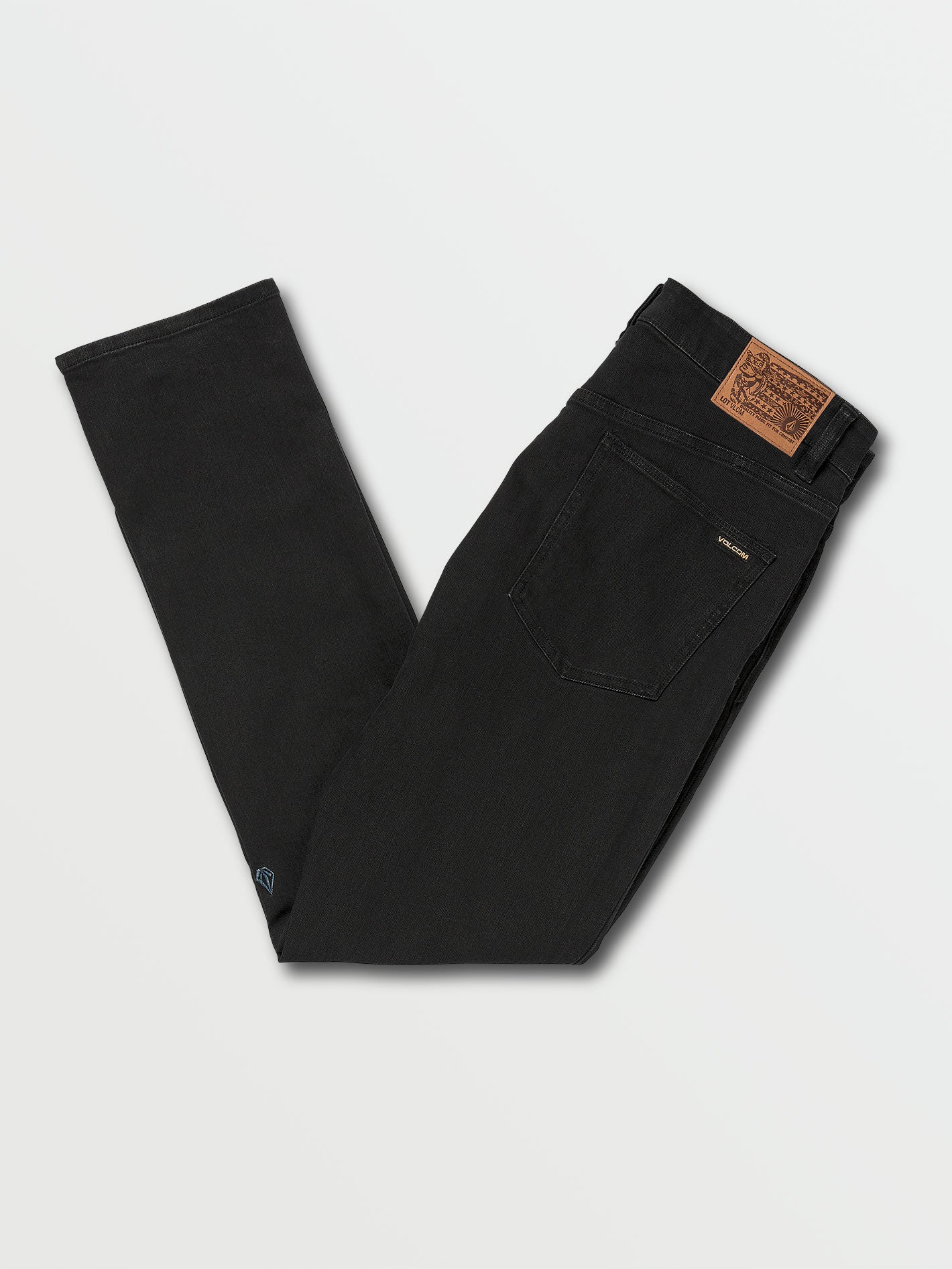 Vorta Black Out Jeans - Enzyme Wash Men's Black Slim Fit Jeans – Volcom US