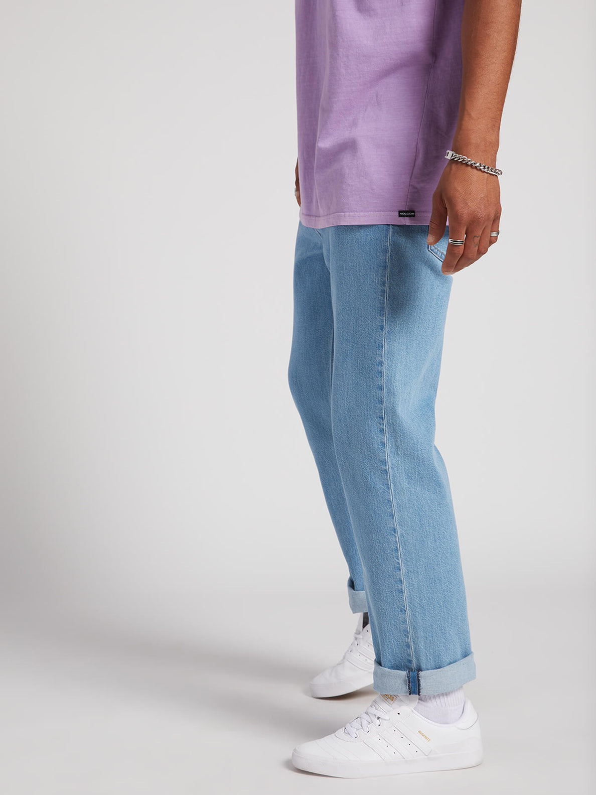 light blue regular fit jeans