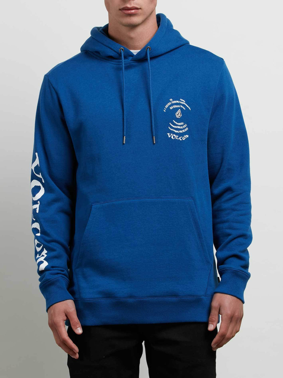 volcom blue hoodie