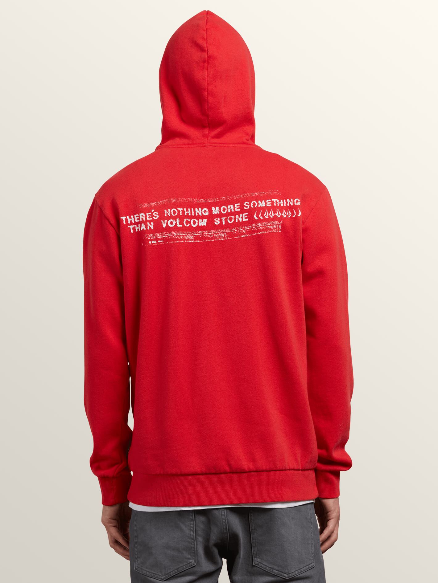 volcom red hoodie