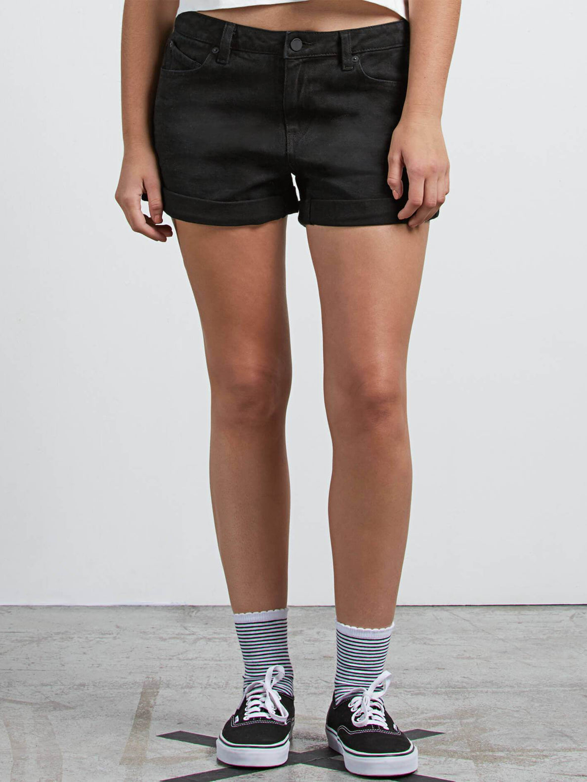 volcom denim shorts