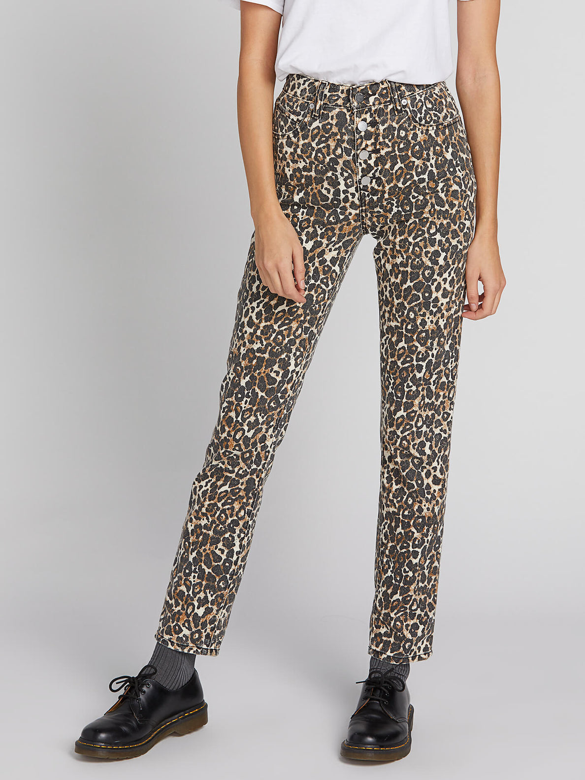 Super Stoned Women's Skinny Jeans - Leopard Print | Volcom – Volcom US