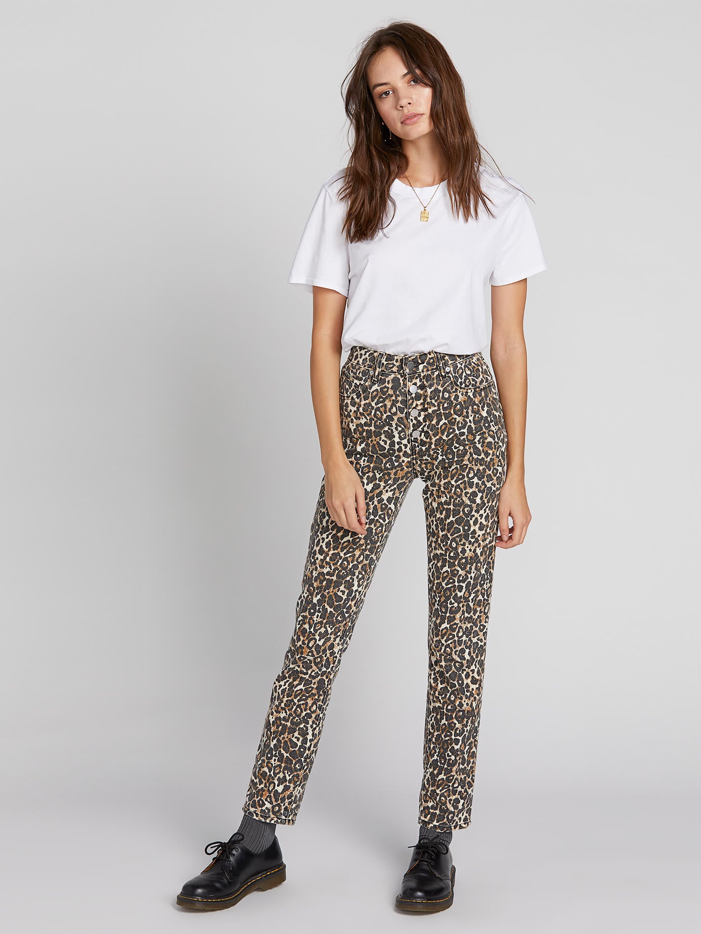 Super Stoned Women's Skinny Jeans - Leopard Print | Volcom – Volcom US