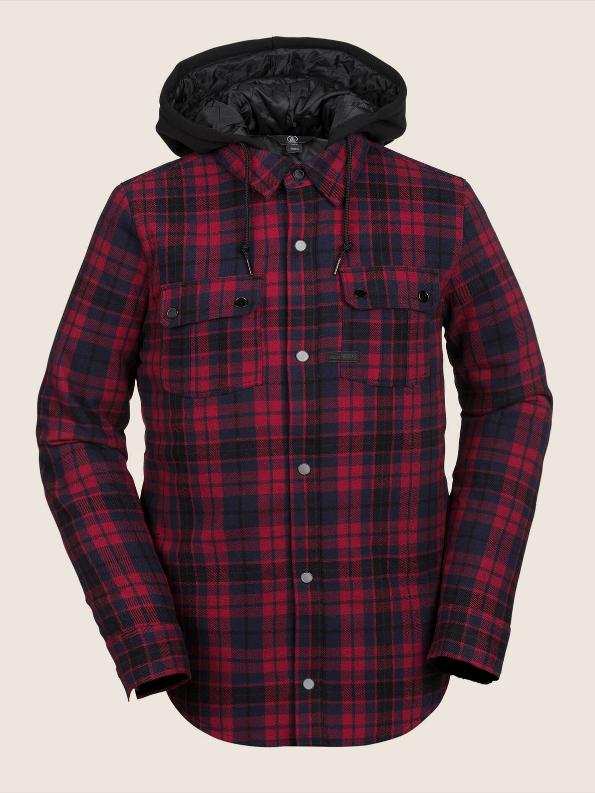 insulated hooded flannel shirt