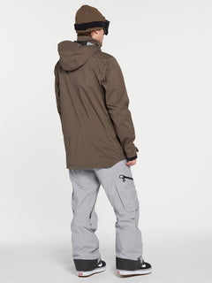 Mens Guch Stretch Gore Jacket - Dark Teak (2021) – Volcom US