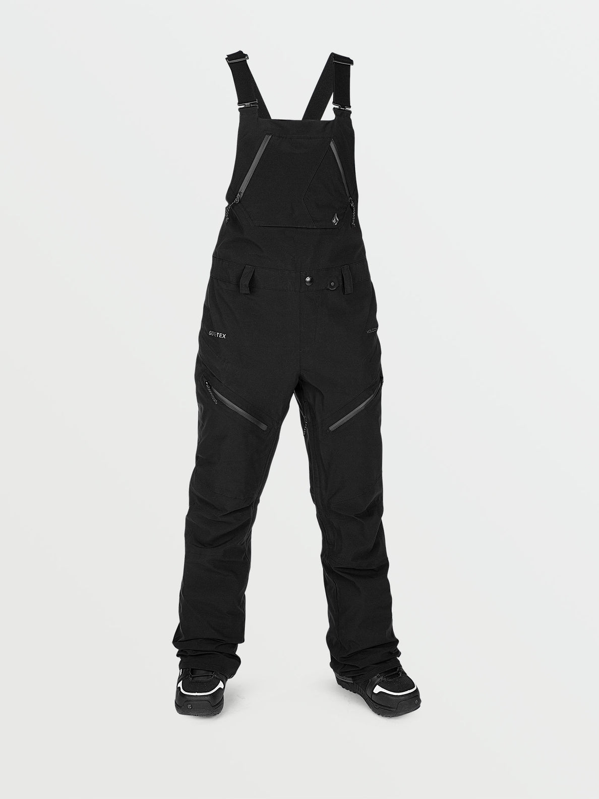 black bib overalls women's