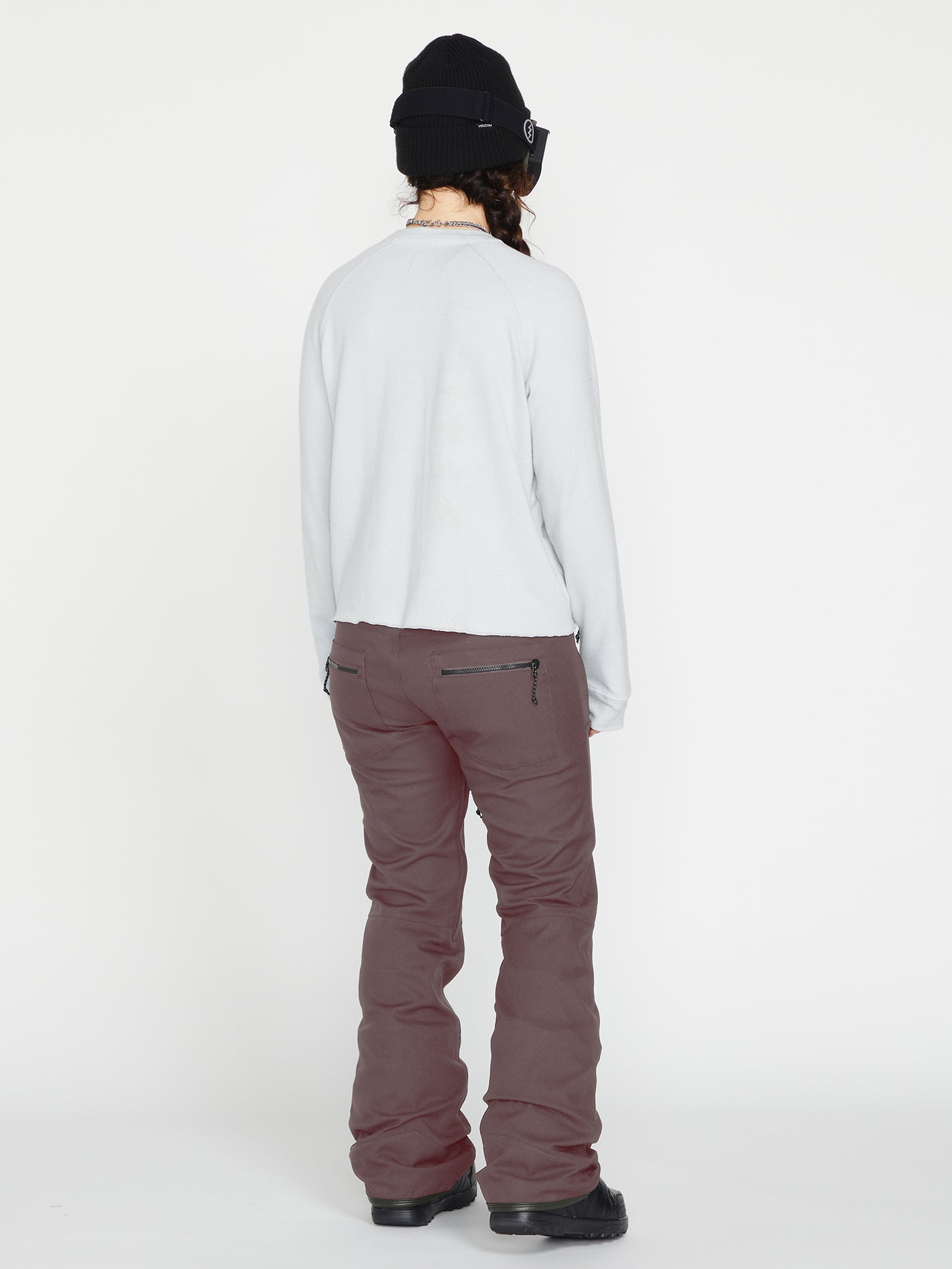 VOLCOMボルコムWMS SPECIES STRETCH PANT H1351905 18ー19 MER [MERLOT