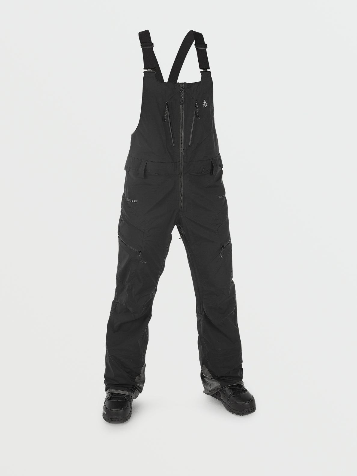 Womens Vs 3L Stretch Gore-Tex Bib Overall - Black – Volcom US