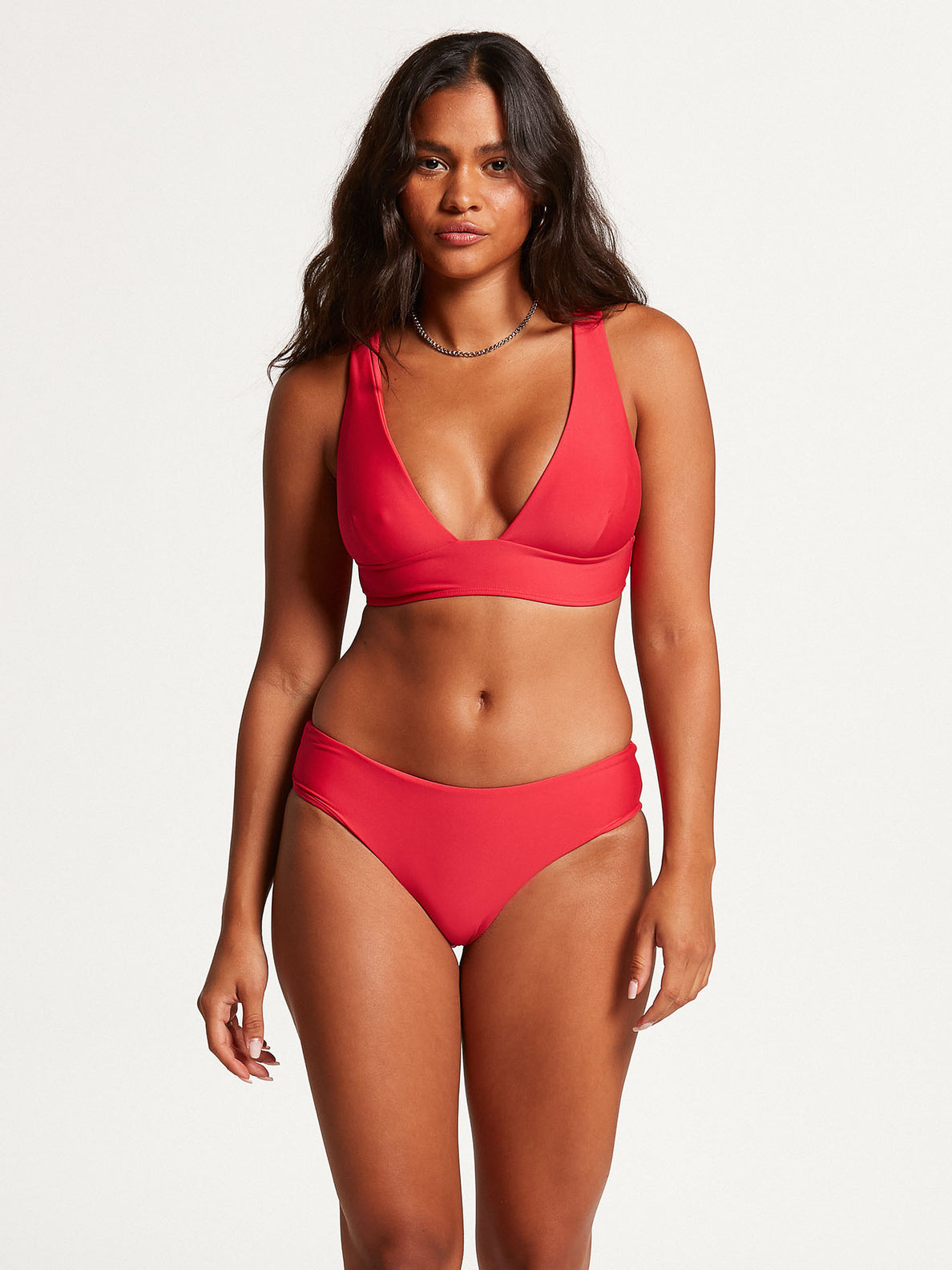 Seamless Skimpy Bikini Bottom- True Red – US