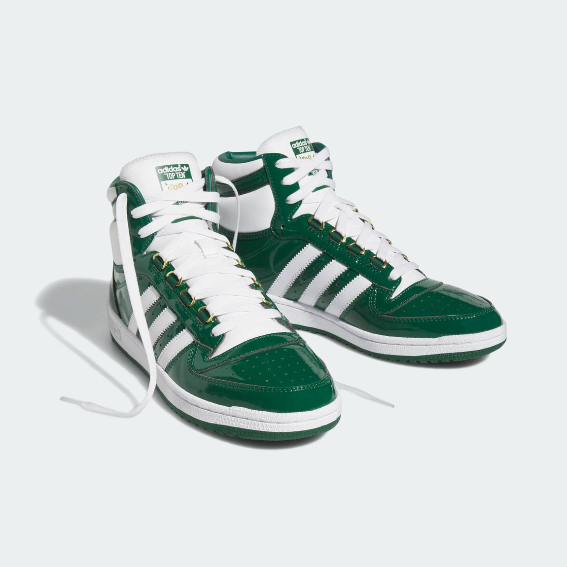 Adidas Top Ten RB Leather (Dark Green/Cloud White-Gold Centre