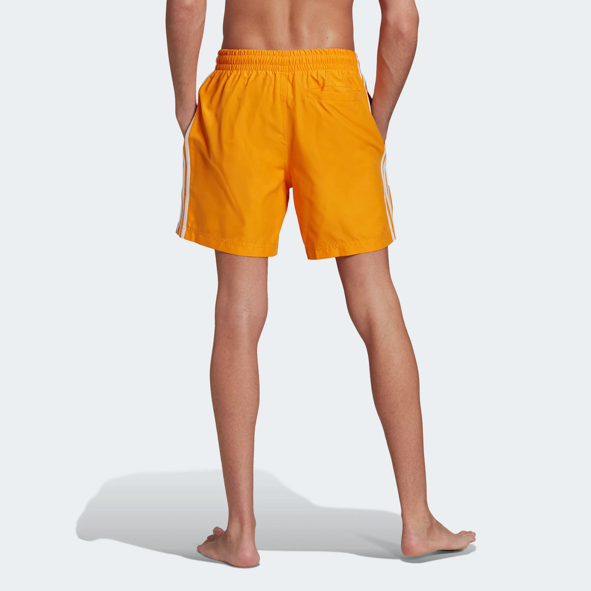 Frustrante Mierda mueble Adidas Classics 3-Stripes Swim Shorts (Bright Orange/White) – Centre